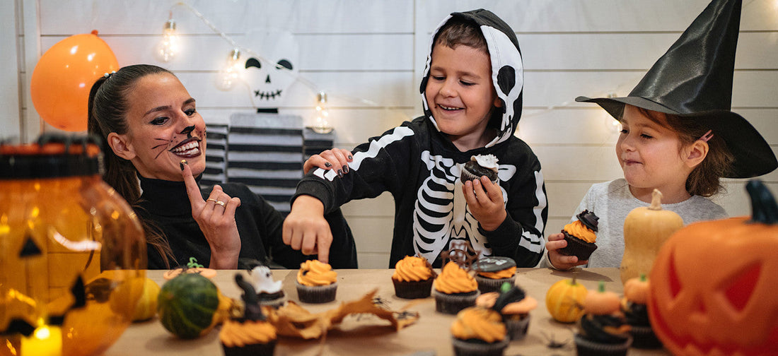 How to Make Spooky Skeleton Cupcakes
