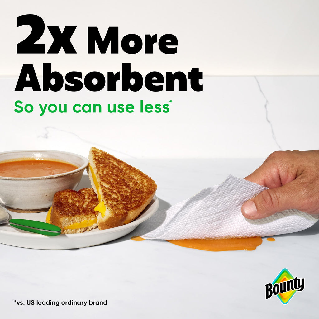 Bounty Full Size Sheets, Paper Towels, Larger Sheet Sizes