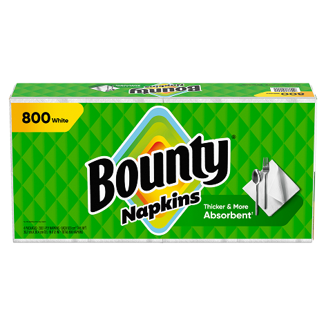 Bounty Paper Napkins, 12.1" x 12"