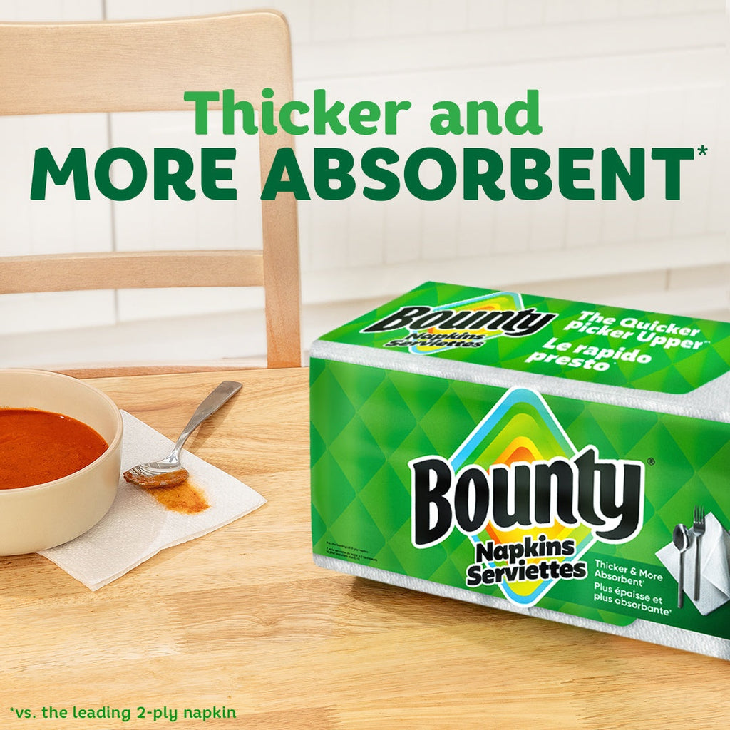 Bounty Paper Napkins, 12.1" x 12"