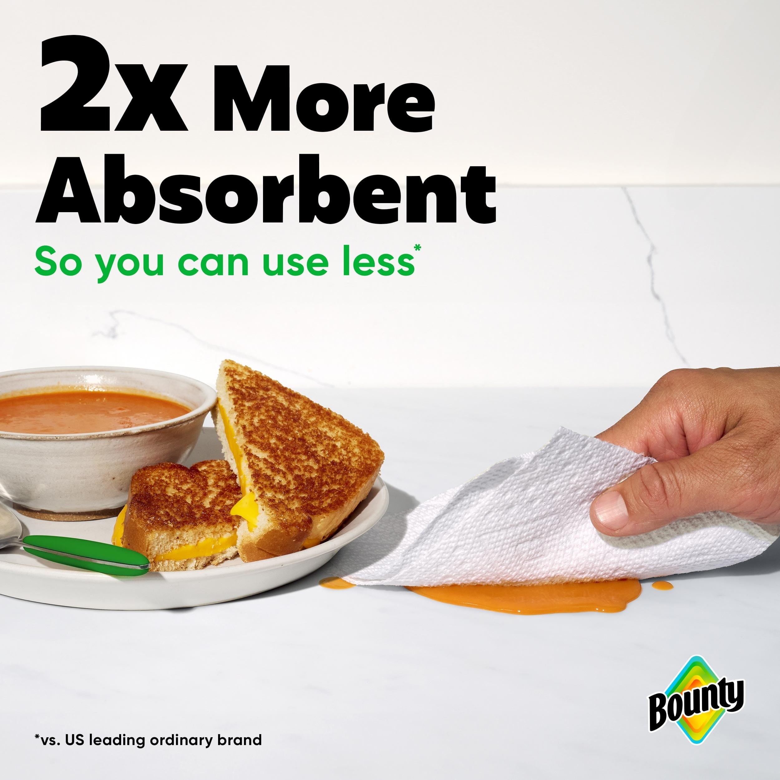 Bounty Prints Sheets, Paper Towels, Patented 3D Technology